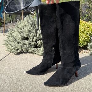 Lola Cruz Cher Suede black  Boots